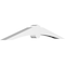 Ekena Millwork Archdale Architectural Grade PVC Gable Bracket, 48"W x 8"H x 4"D x 4"F, 4/12 Pitch GBP048X08X0404ARC00 - alternate 1